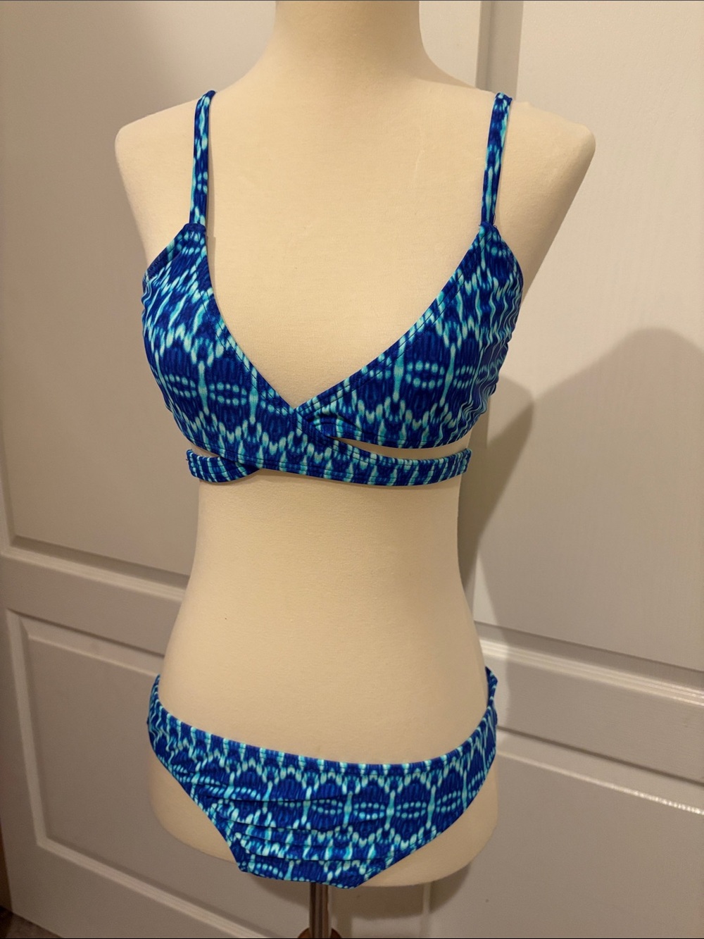 REEF Blue Patterned Women’s Bikini Set